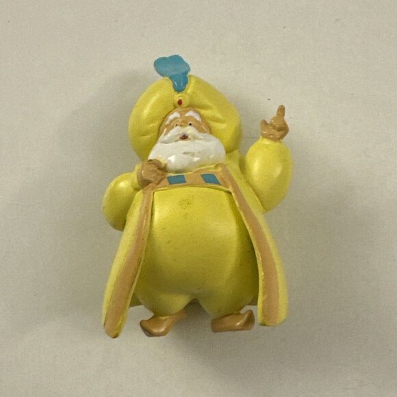 Toys Disney Aladdin Sultan Figurine Action Figure Cake Topper D4